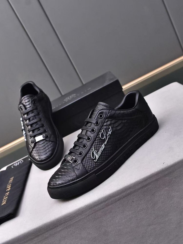 Philipp Plein new genuine leather breathable sneakers -2