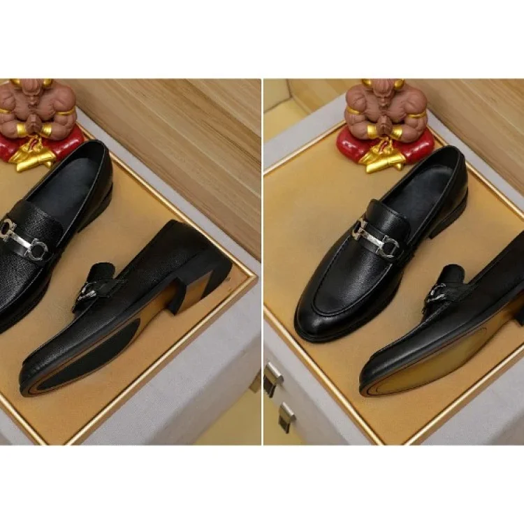 Ferragamo leather slip-on loaf
