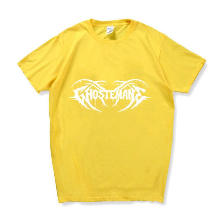 Ghostemane European and American dark style printed short-sleeved T-shirt -4