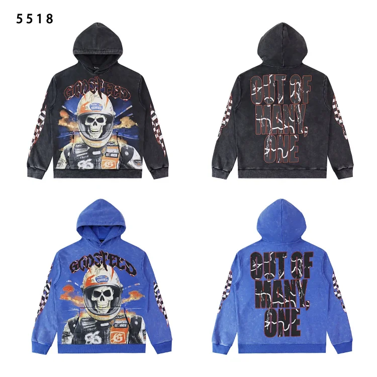 Godspeed Retro Letter Skull Pr