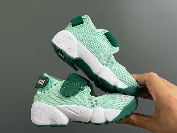 Nike Air Rift Velcro Cutout Casual Low-Top Kids Running Shoe -2