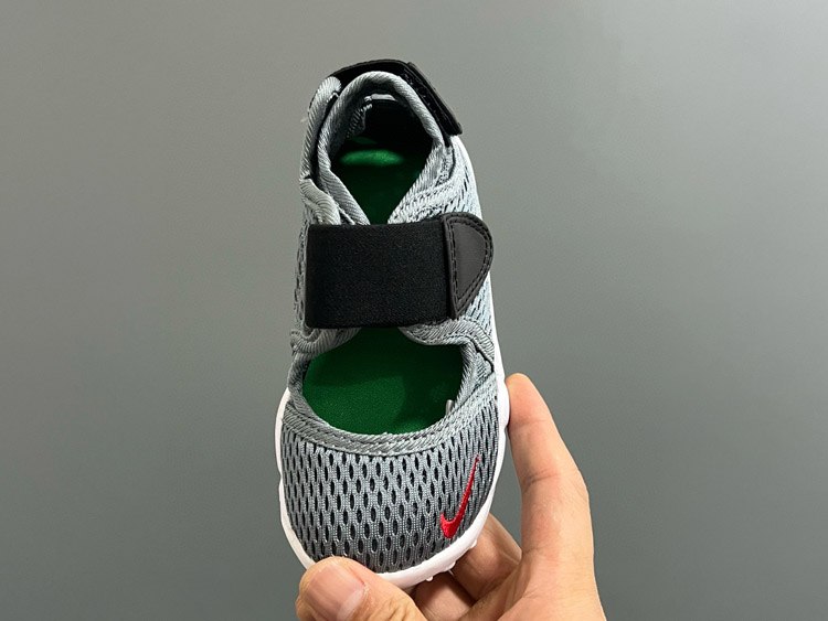 Nike Air Rift Velcro Cutout Casual Low-Top Kids Running Shoe -4