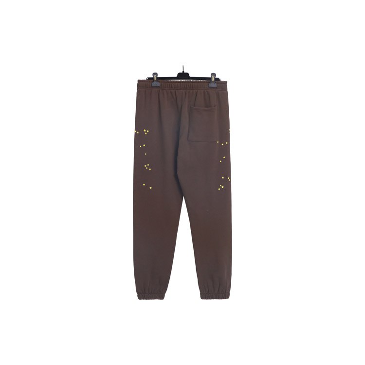  Sp5der Spider Web Foam Printed Terry Sweatpants -4