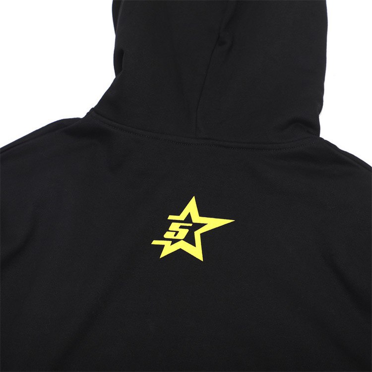 Sp5de Foam Print Loose Hooded Sweatshirt -3