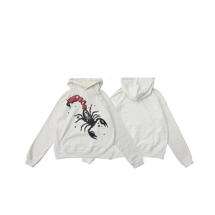 Sp5der Hooded Pullover Long-Sleeve Sweatshirt -2