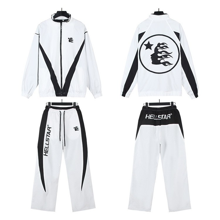 Hellstar Logo Zip-Up Long-Sleeve Jacket Set -4
