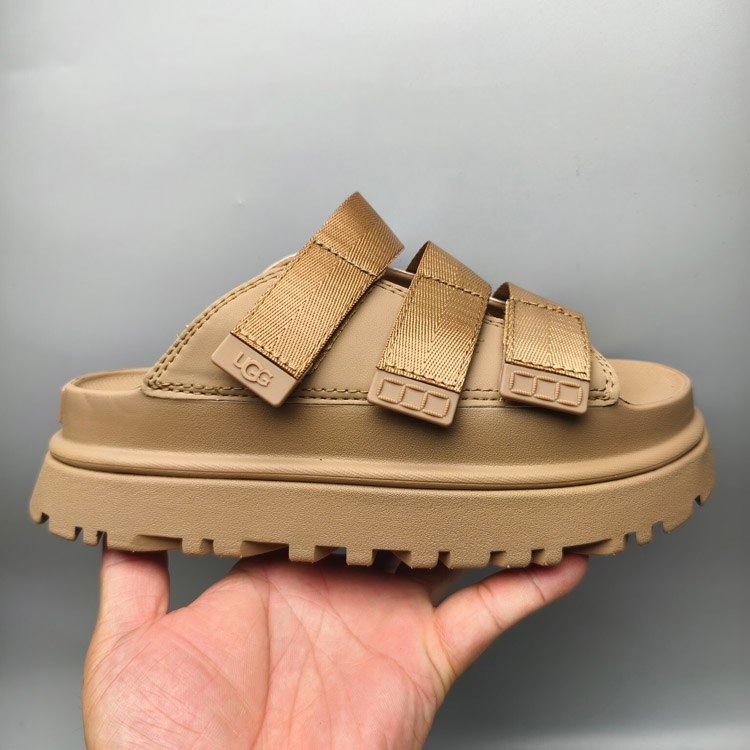 UGG GoldenGlow Slide Simple and Stylish EVA Anti-Abrasion Slip-on Sandals -3