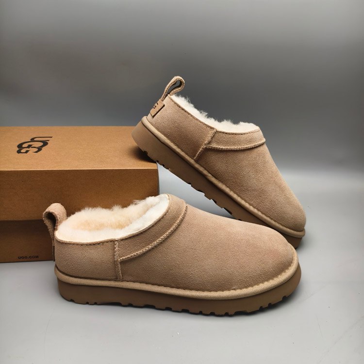 UGG Classic Micro Suede Warm Slip-on Casual Snow Boots -2