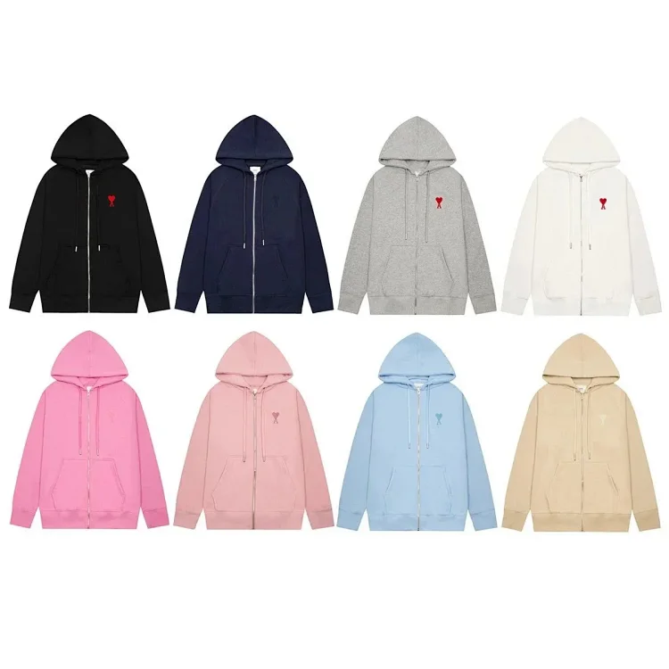 AMIPARIS Zipper Hooded Sweatsh