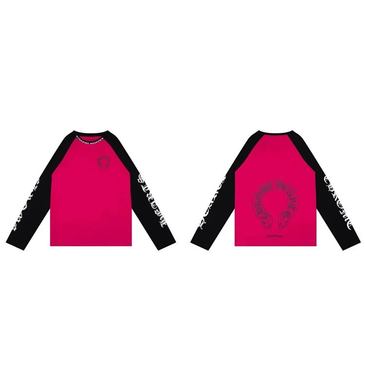 Chrome Hearts CH round neck pullover long sleeve T-shirt sweatshirt -2