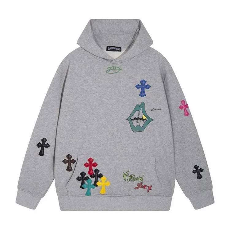 Chrome Hearts CH Sanskrit Horseshoe Cardigan Hoodie -4