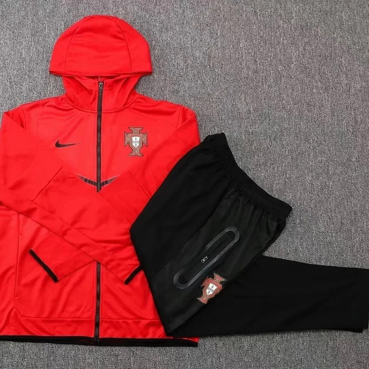  Nike Football Training Suit Full Zip Hooded Long Sleeve Jacket -4