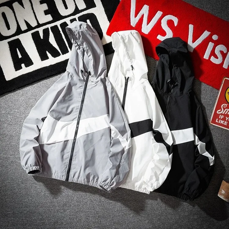 Nike Retro Sports Stand Collar Logo Print Woven Long Sleeve Jacket