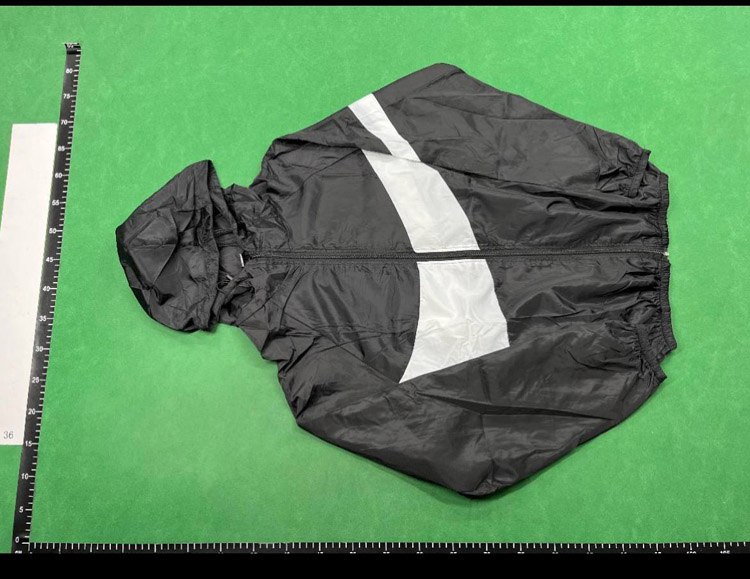 Nike Retro Sports Stand Collar Logo Print Woven Long Sleeve Jacket -4