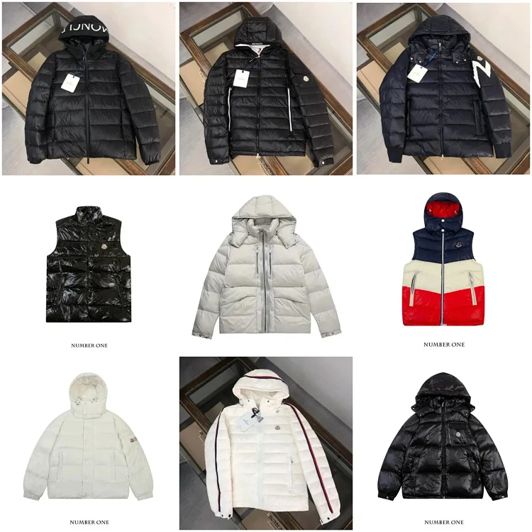 Moncler Logo Quilted Down Jacket