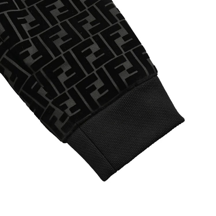 FENDI Fendi SS21 letter logo printed jersey sports jacket -4