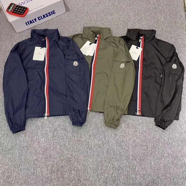 Moncler Fetuque letter zipper hooded long-sleeved sleeveless down jacket -2