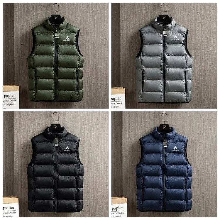 Adidas sports warm stand collar vest -2