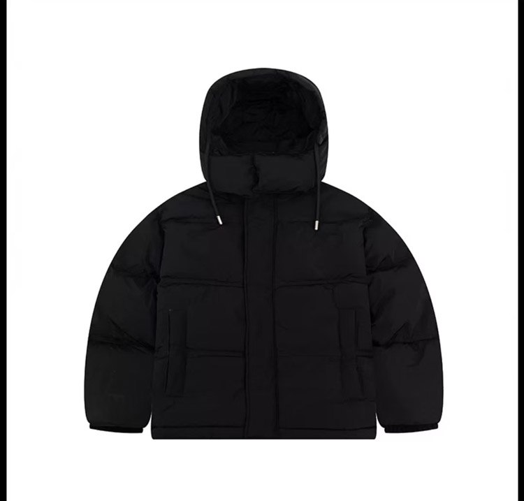 AMIPARIS New solid color hooded zipper casual lightweight down jacket -4