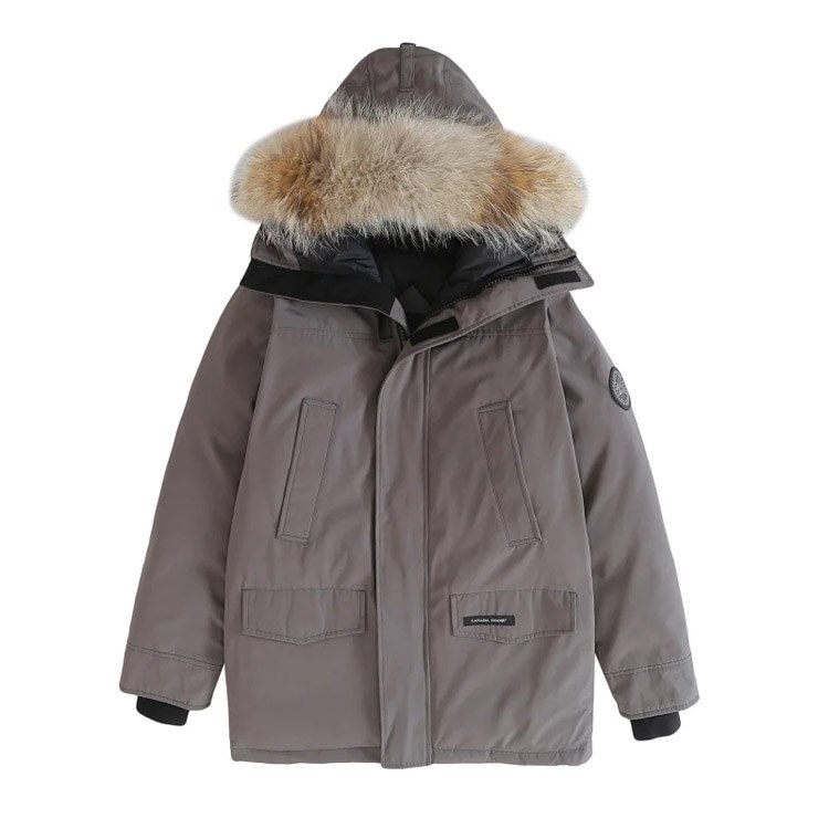  Canada Goose Trillium Solid Hood Long Sleeve Parker Waterproof Windproof Warm Down Jacket -4