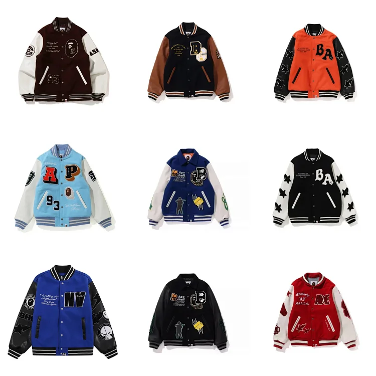 BAPE Colorblock digital embroi
