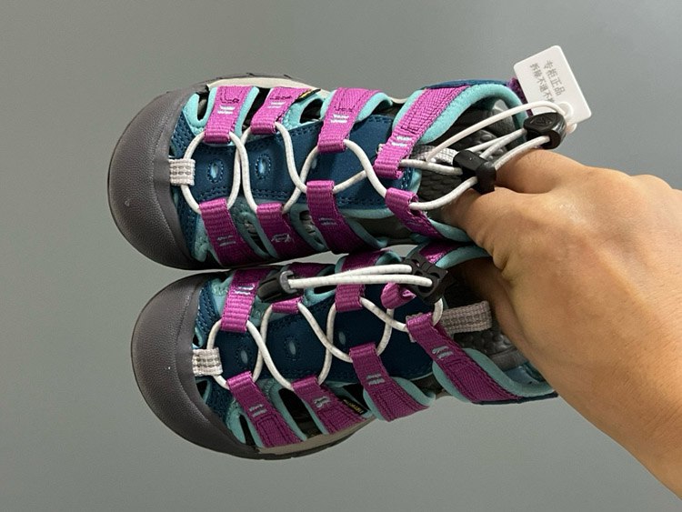 New Balance NB Baotou new hollow breathable soft bottom children's sandals -2