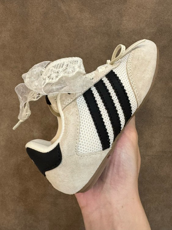 Adidas Trefoil Lace Bowknot Dexun Dance Shoes -3