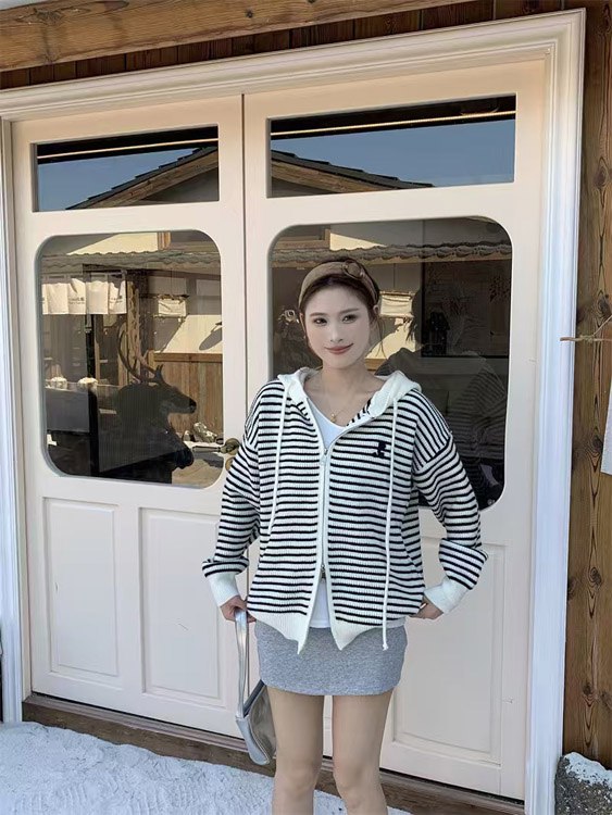 Rest&Recreation crocheted hooded zip-up knit cardigan -2