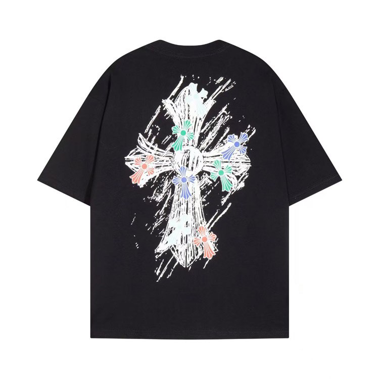 Chrome Hearts CH fashionable short-sleeved T-shirt -2