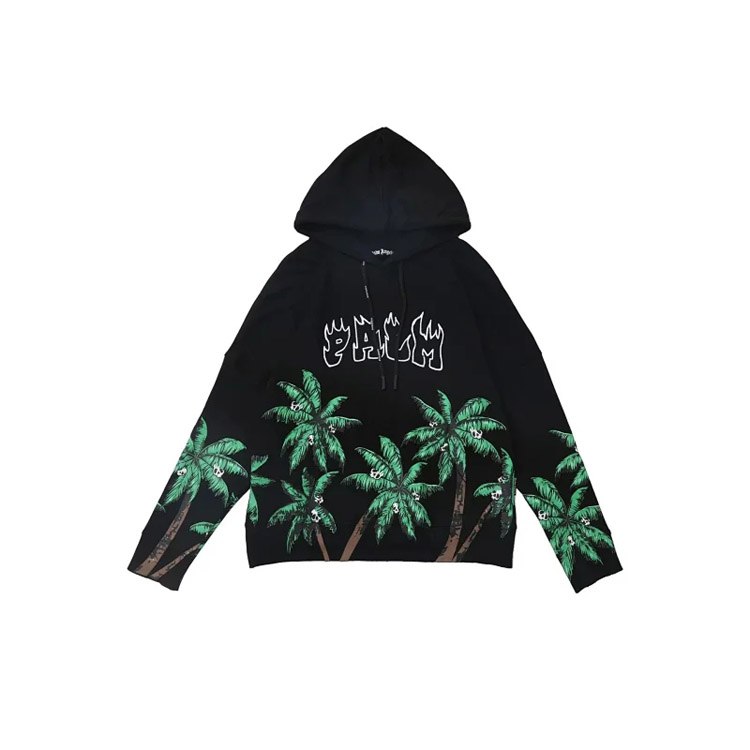 Palm Angels classic hooded sweatshirt T-shirt -2